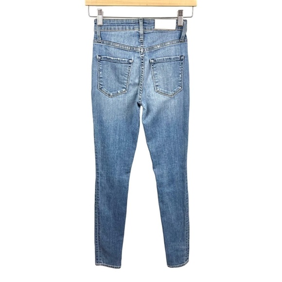 The Casting by Aritzia High Rise Skinny Medium Wash Jeans Size 24 - Picture 3 of 6